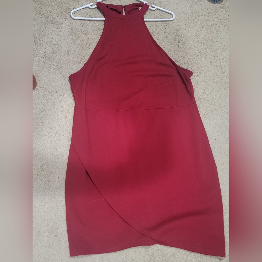 Red dress